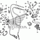CRF450X Рычаги & переключатели & тросы