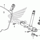 CRF150R Траверса нижняя
