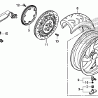 GL1800 Заднее колесо