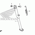 CRF150F Подножка