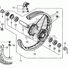 CRF450R Заднее колесо