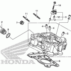VT1300CSA Задняя головка цилиндров