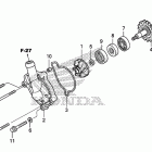 CRF250X Водяной насос