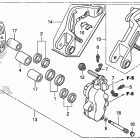 GL1800 Передний тормозной суппорт левый