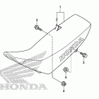 CRF150F Сидение