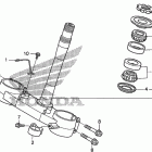 CRF450X Траверса нижняя