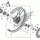 CRF450X Переднее колесо