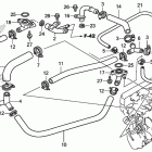 GL1800 Патрубки охлаждения