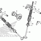 CRF230F Распределительный вал и клапана