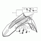 CRF450R Переднее крыло