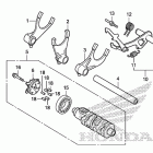 VT750CS Барабан переключения передач