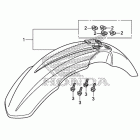 CRF150R Переднее крыло