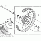 CRF110F Переднее колесо