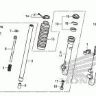 CRF80F Передняя вилка