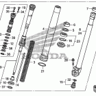 CRF250R Передняя вилка