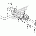 CBR250RA Клапан контроля нагнетателя