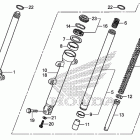 CBR250RA Передняя вилка