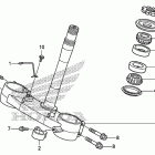 CRF250X Траверса нижняя