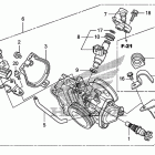 CRF250R Корпус Дросселя