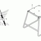 CRF250X Подножка