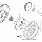 CRF150F Муфта стартера