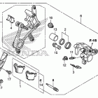 CRF250R Задний суппорт тормозной