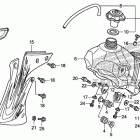 CRF150R Топливный бак