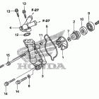 CRF450X Водяной насос