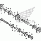 CRF100F Трансмиссия