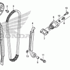 CRF150R Цепь ГРМ и натяжитель