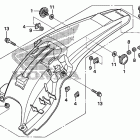 CRF450X Заднее крыло
