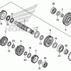 CRF110F Трансмиссия