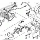 VT750C2 Задний фонарь