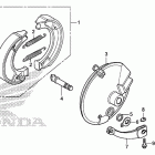 CRF80F Передний тормоз