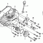 CRF150R Крышка картера левая