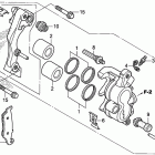 CRF230F Передний тормозной суппорт