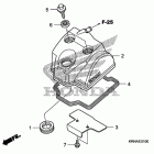 CRF250R Крышка головки цилиндров