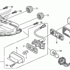 CBR250RA Фонарь задний