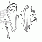 CRF80F Цепь ГРМ