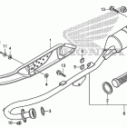 CRF80F Глушитель