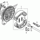 VT750S Rear brake panel (2)