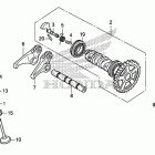 CRF450R Распределительный вал и клапана