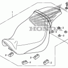 VT750C2 Сидение