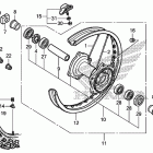 CRF250X Заднее колесо