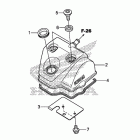 CRF450R Крышка головки цилиндров