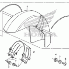VT750CS Front fender (1)