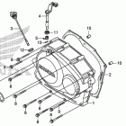 CRF230F Крышка картера правая