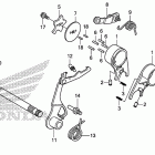 CRF110F Вилка переключения передач