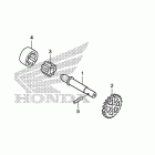 CRF250X Масляный насос