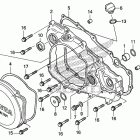 CRF250X Крышка картера правая